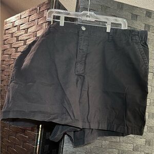 Old Navy Black Flat Front Shorts